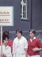 Teilnahme am Schützenumzug 1960